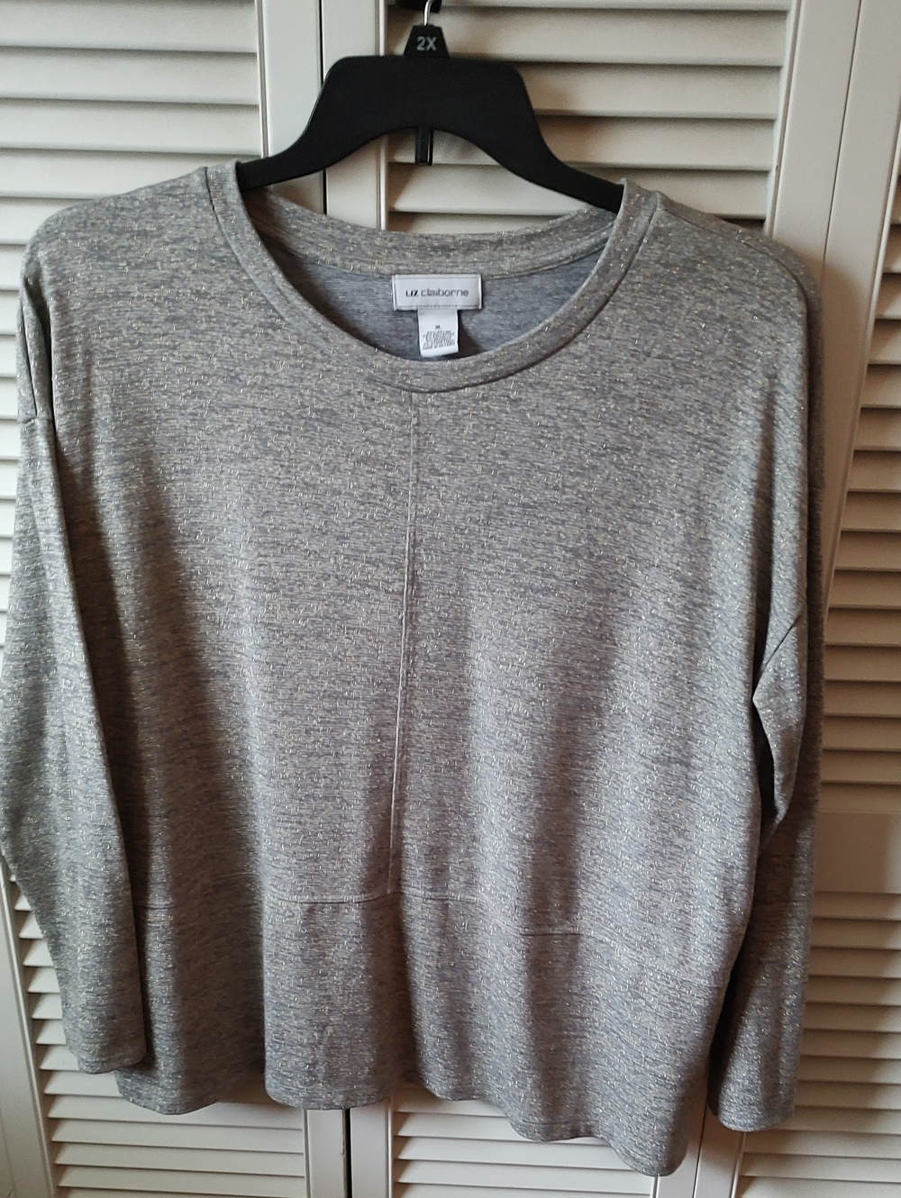 Liz Claiborne Men's Heather Gray Crewneck Pullover